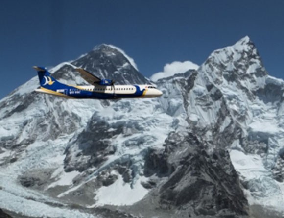 Mountain Flight in Nepal